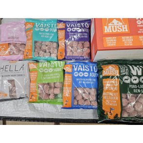 Mush produkter. findes i flere varianter