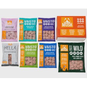 Mush produkter. findes i flere varianter