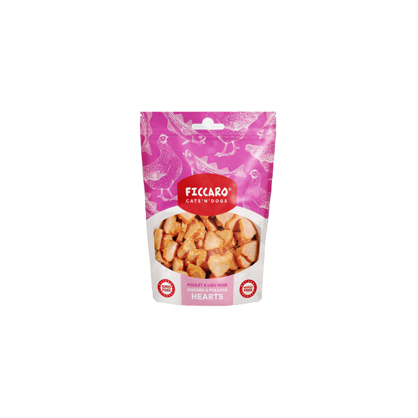 Ficcaro 440002 100g hjerter 