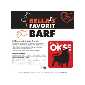 Bella 3kg okse