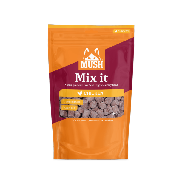 Mix it Raw Frozen kylling 560g