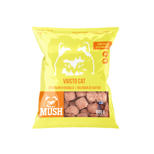 Mush kat gul 800g kugler a 20g 